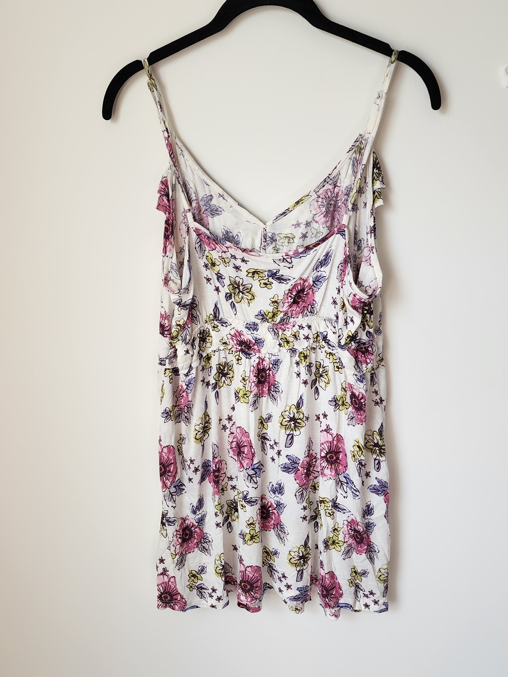 Floral Ruffle Tank Top - Picture 7 of 12